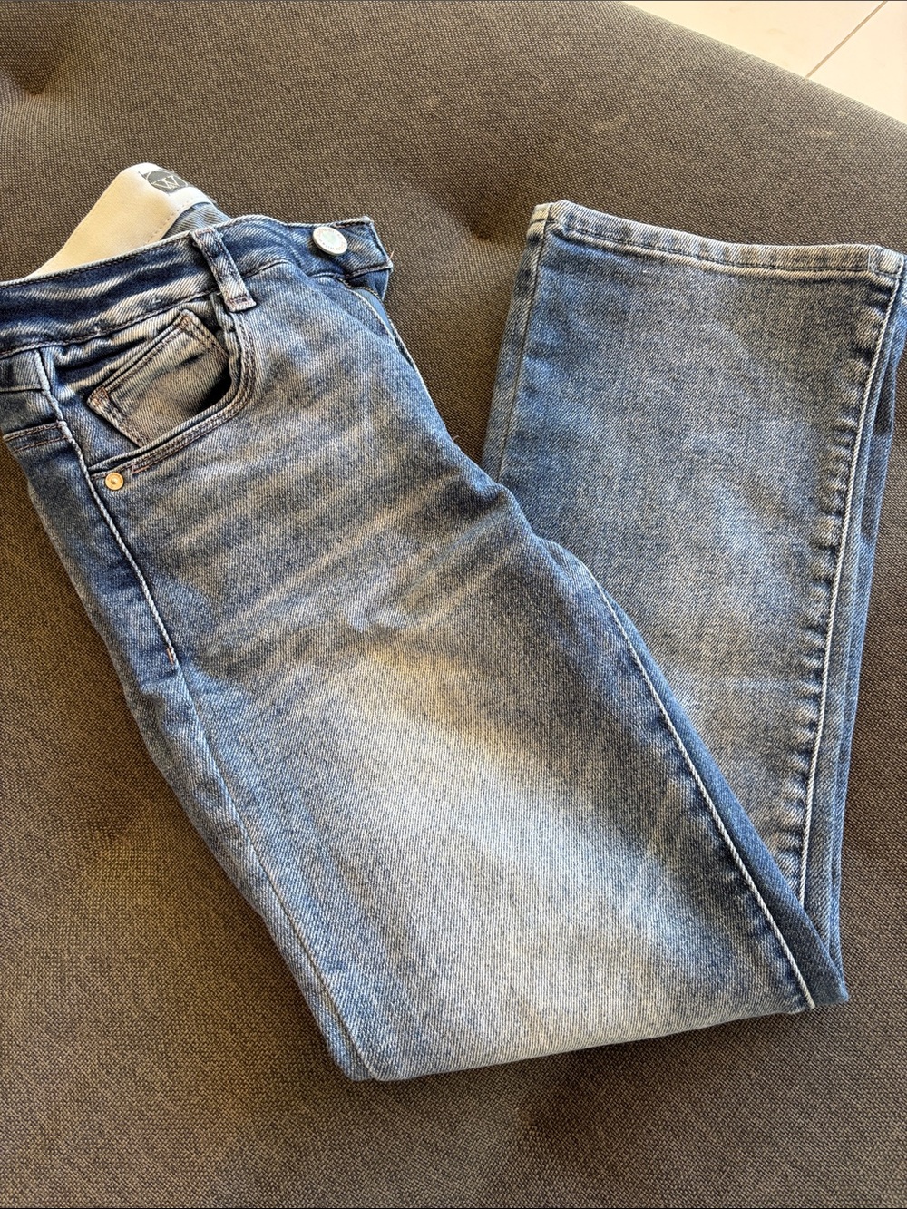 Wit & Wisdom ‘Ab’Solution Straight Crop Women's Jeans - Light Blue Size 2 - Picture 8 of 8